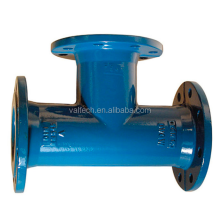 pipeline connection products Ductile Iron Fittings all flange equal tee in above underground situations